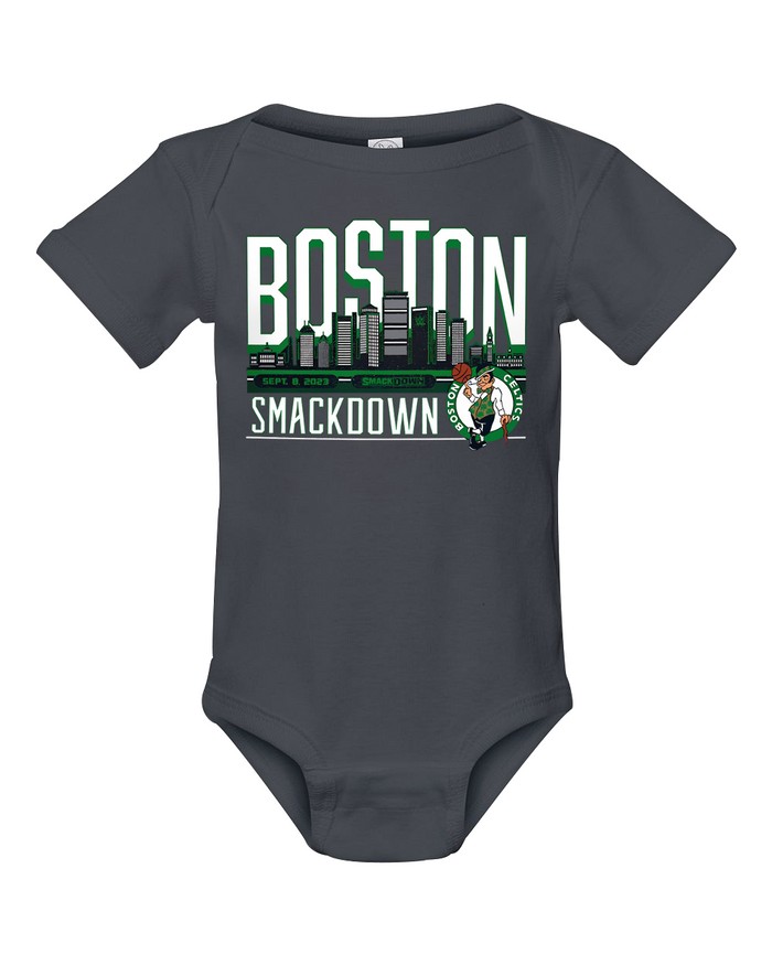 Sportiqe SmackDown x Boston Celtics Tri-Blend Tee